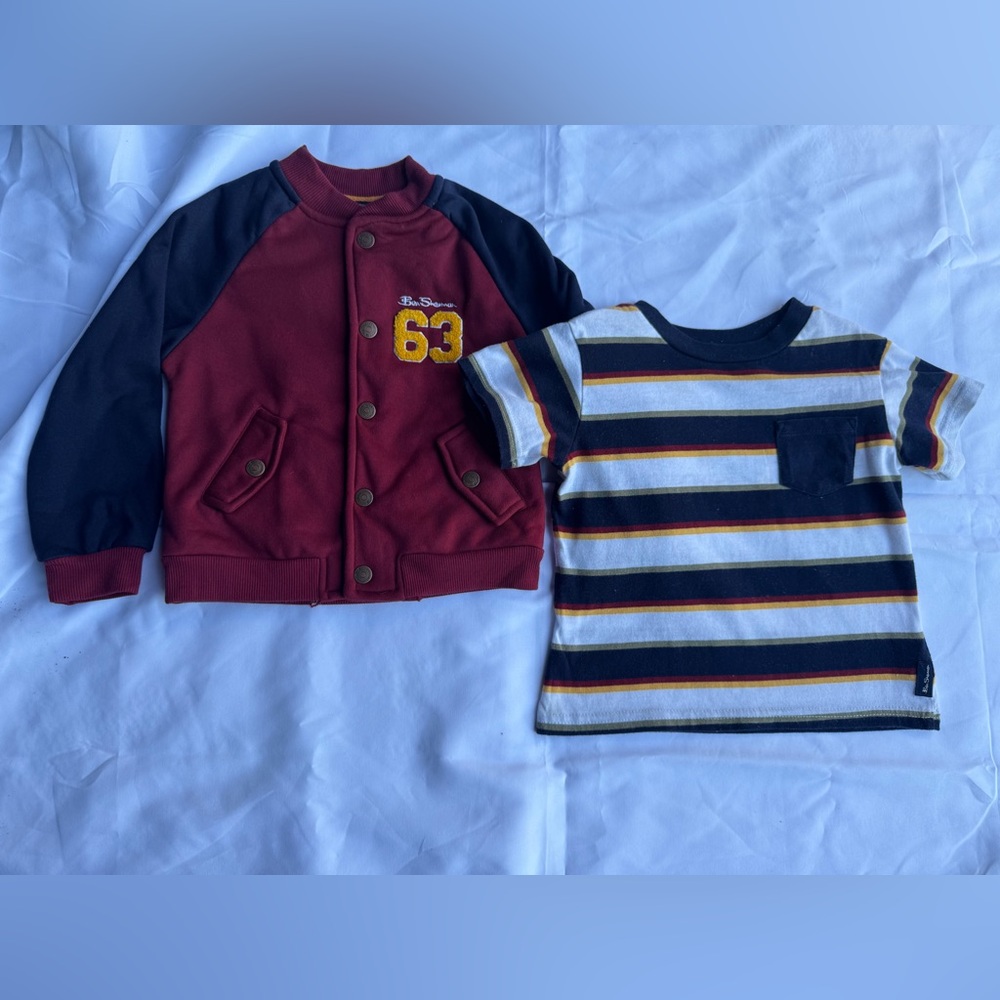 Ben Sherman 3 Toddler Boy Set Of Jacket & Shirt